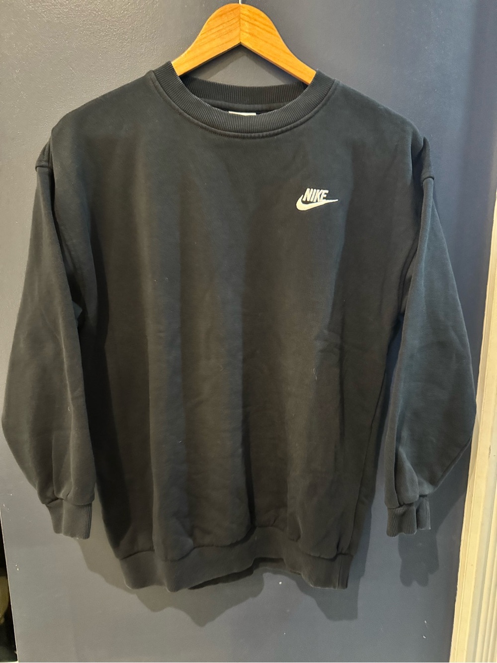 Kids Nike Black Crewneck Sweatshirt Size L
